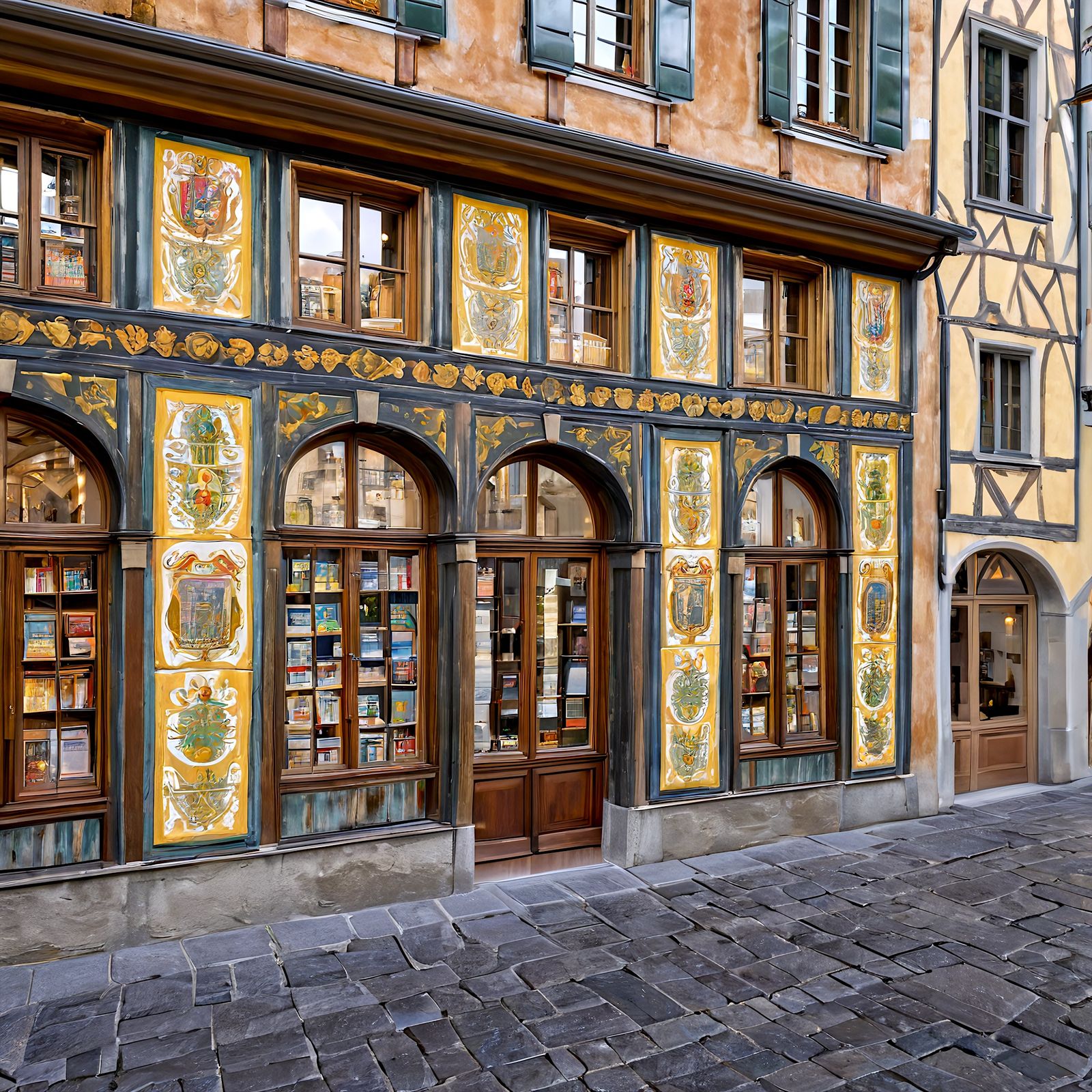 293 – ...with shops, offices and apartments, so she had made available to Diana a small comfortable apartment located on...