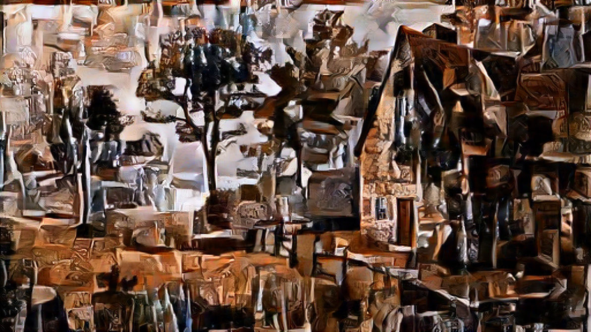 Cottage made of stuff
