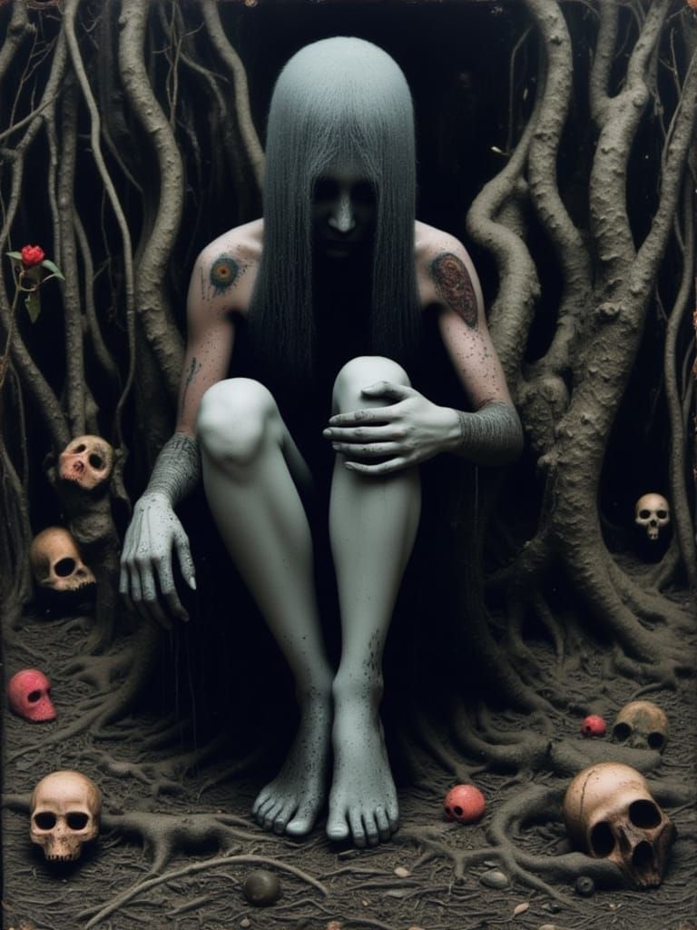 Sloth Lost in a Dismal, Overgrown Forest