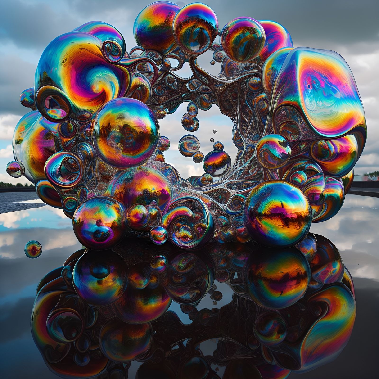 Chaos Bubble Sculpture