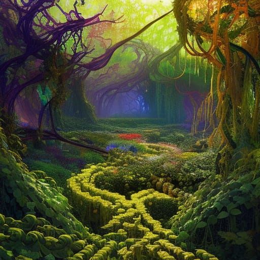 Vines - AI Generated Artwork - NightCafe Creator