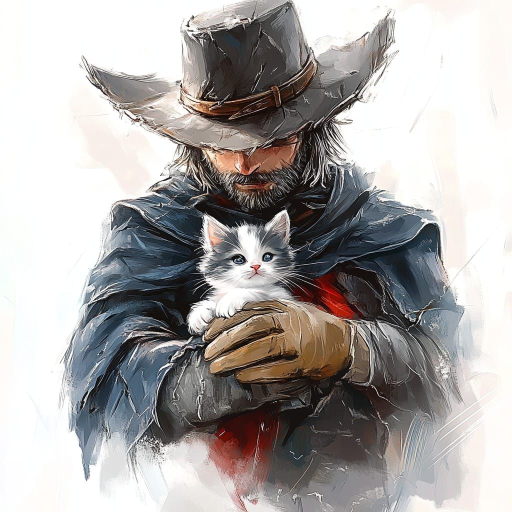 Cowboy & Kitten