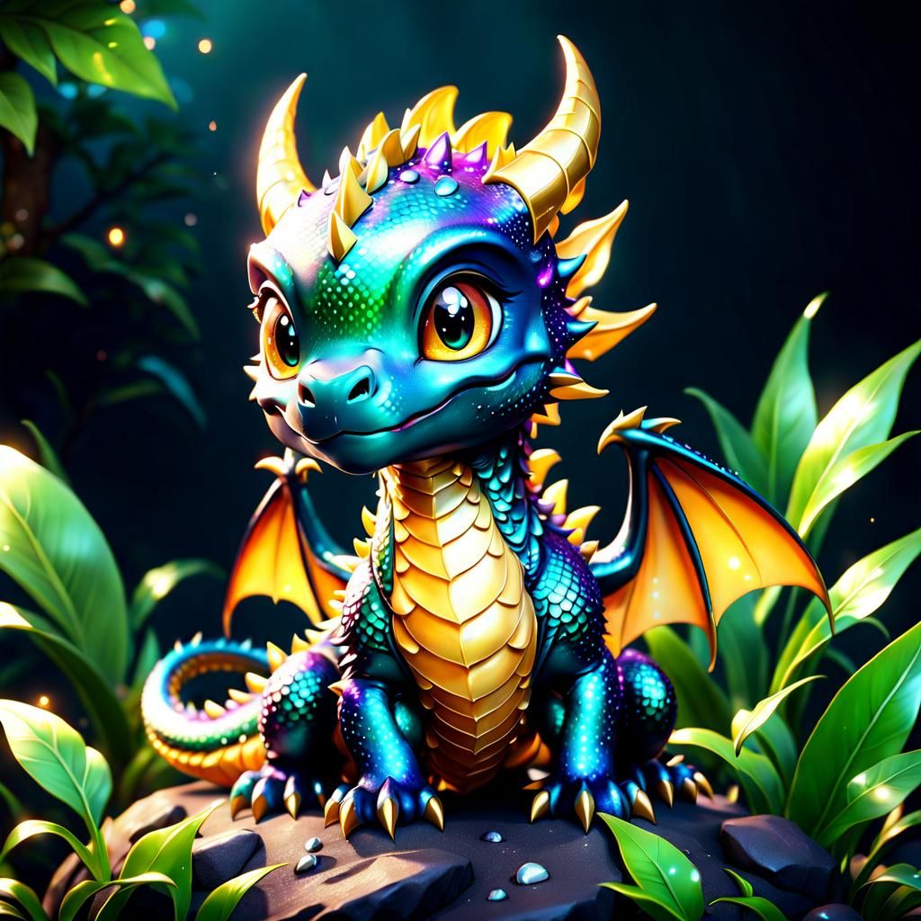 Baby dragon - AI Generated Artwork - NightCafe Creator