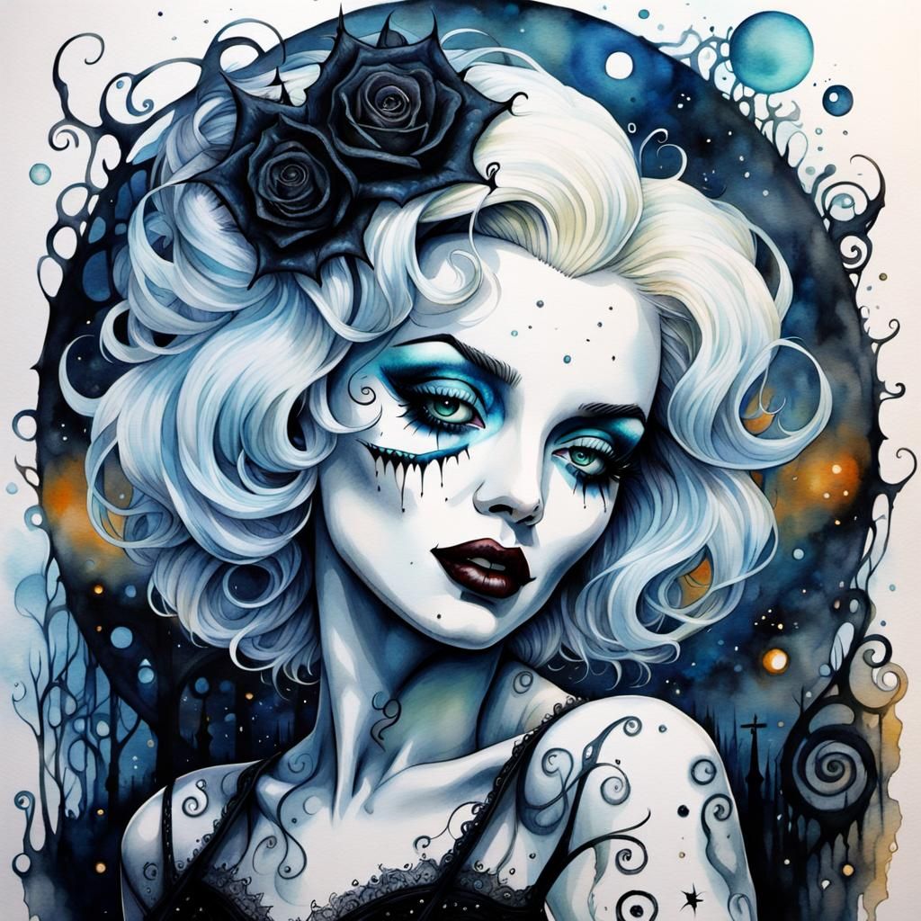 Gothic Marilyn Monroe