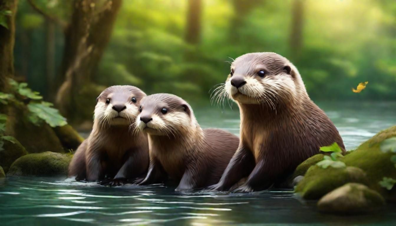 Otterly Cute - AI Generated Artwork - NightCafe Creator