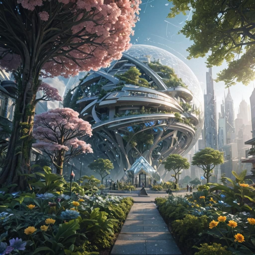 Solarpunk City