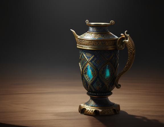 PROMPT candlestick holder PRESET Hyperreal