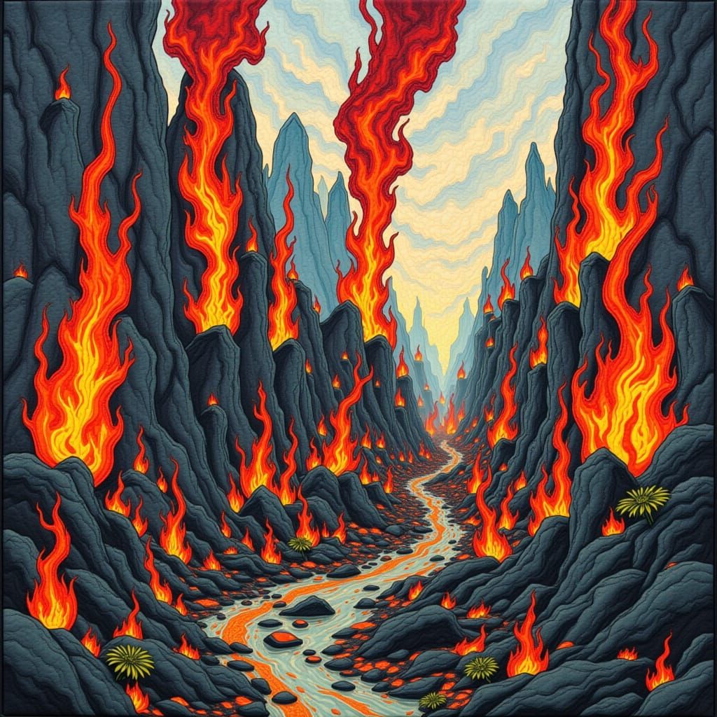 <lora:BURNING QUILT:1.0>