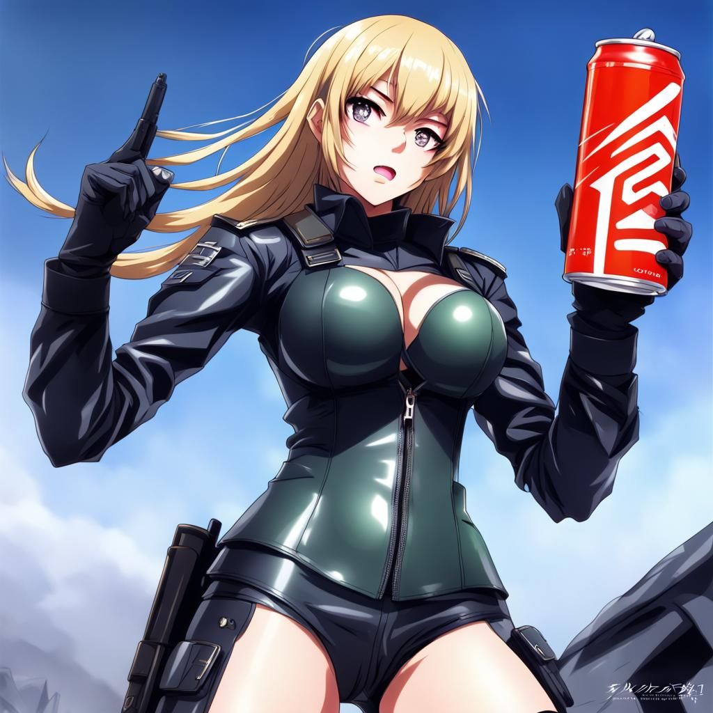 Anime energy drink - AI Generated Artwork - NightCafe Creator