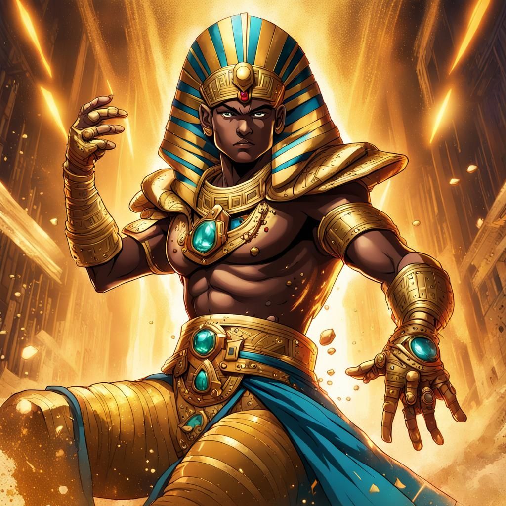 Powerful Pharaoh - AI Generated Artwork - NightCafe Creator