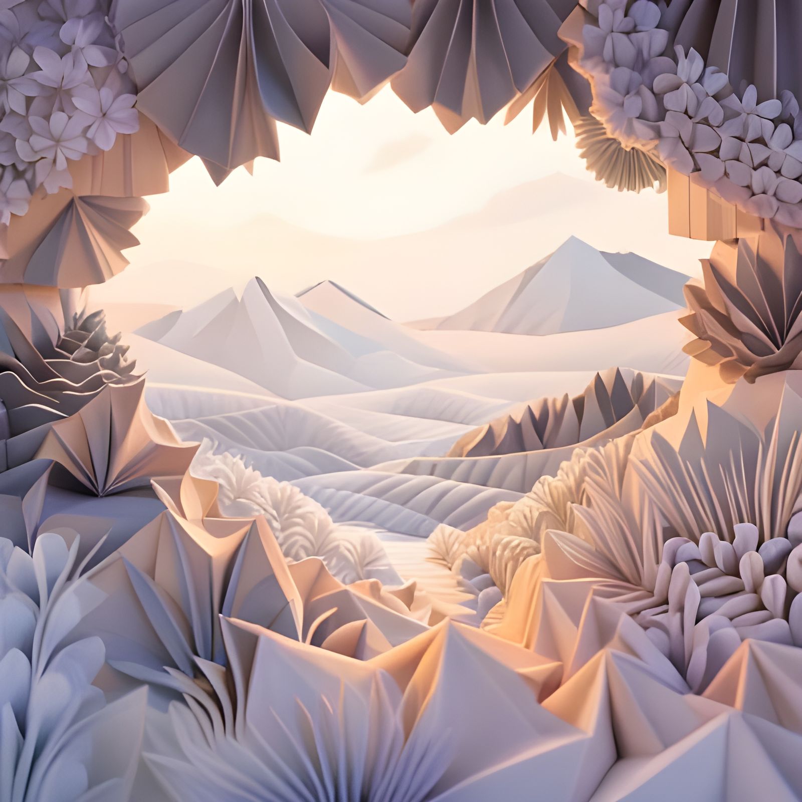 Paper land...  by @Dobiki