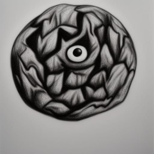 A cookie with a eye