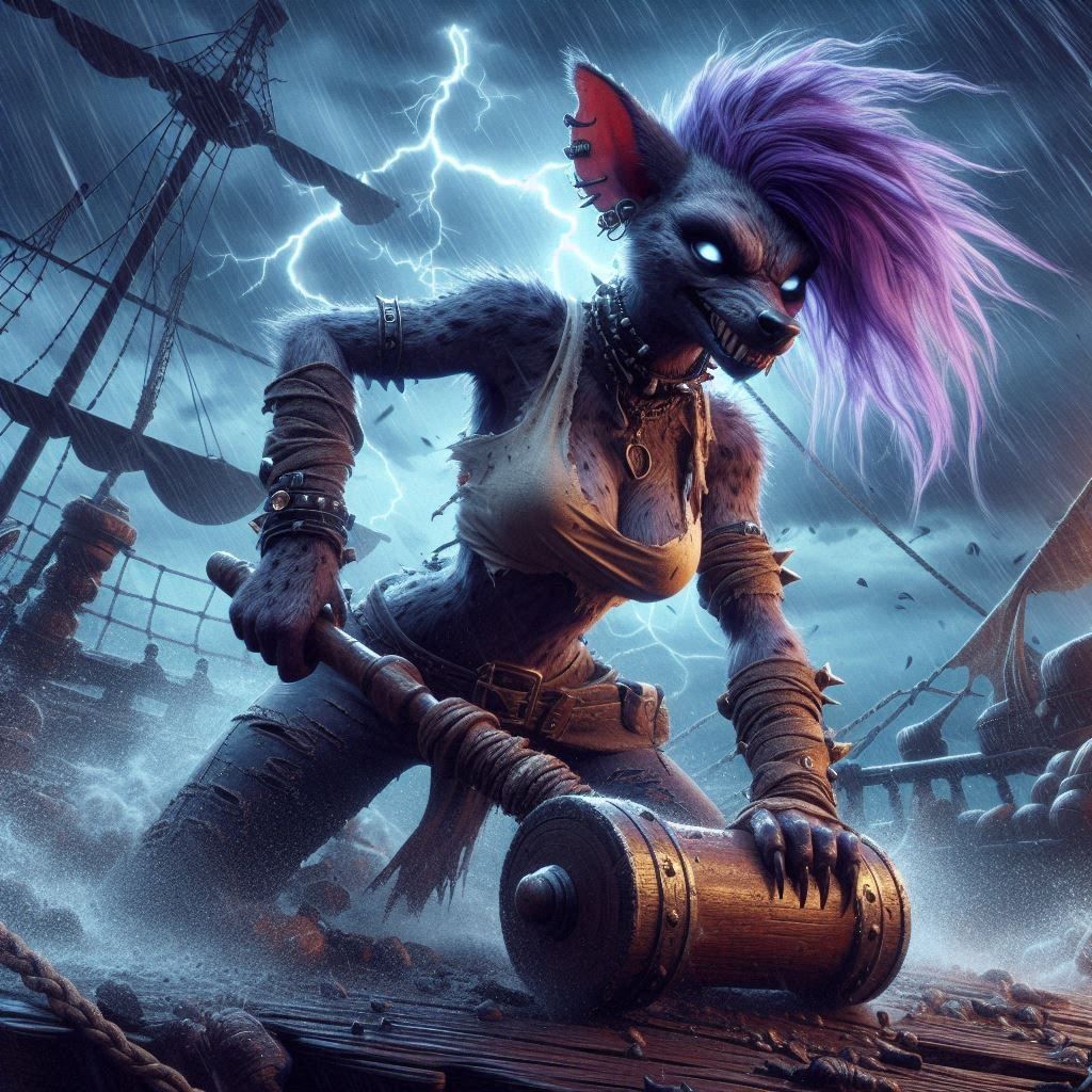 Scuzzy, female pirate ☸🏴‍☠⚓🧭☠
