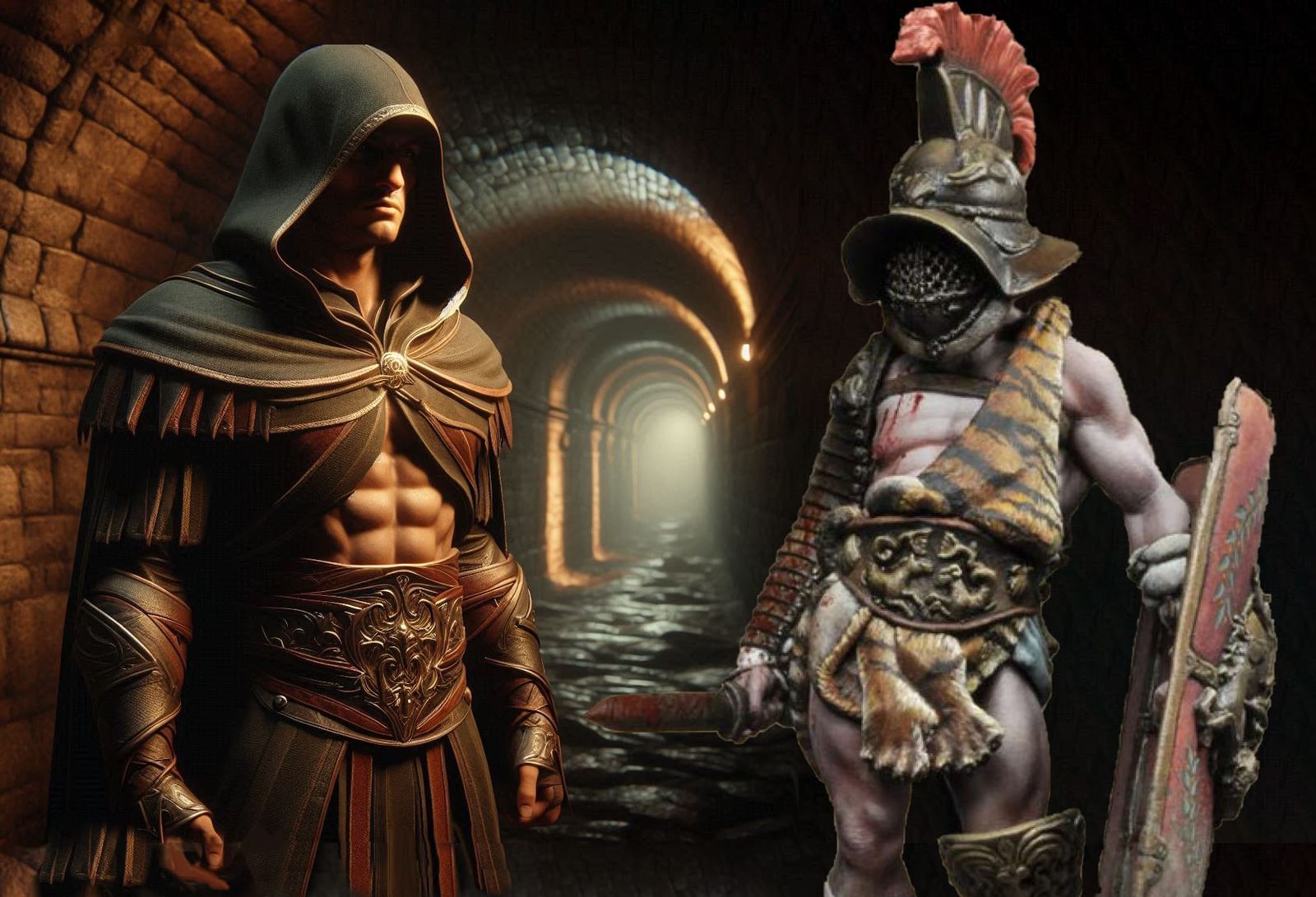 Unleashed Murmillo beast