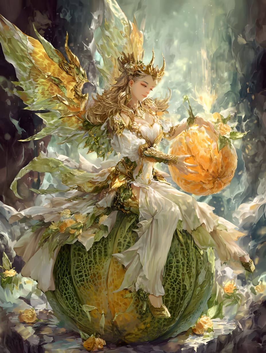 Horned Melon Angel