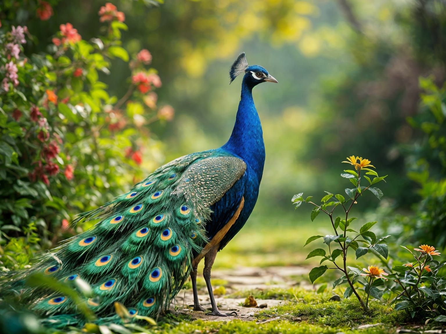 Peacock.  by @Pigsy