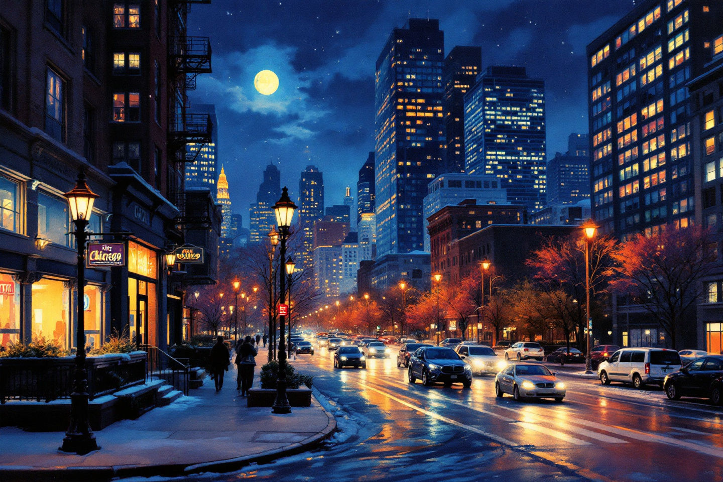 Cityscape of chicago