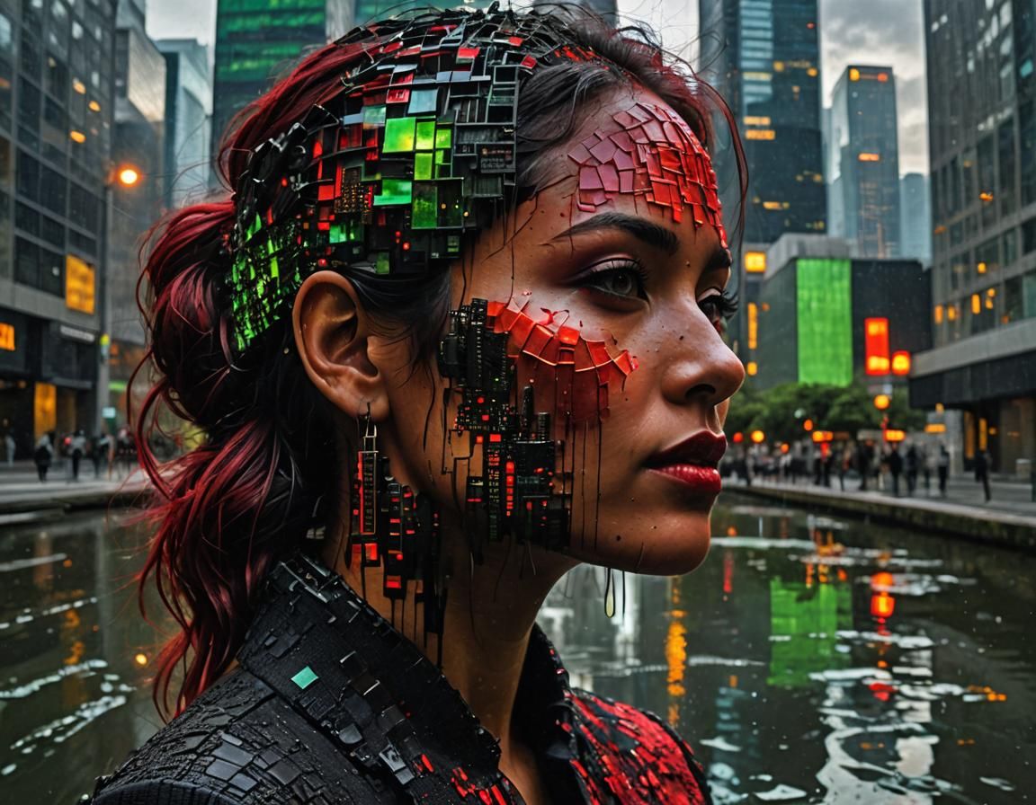 City-Digi-Impasto Portrait