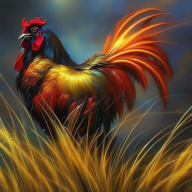Rooster  by @RMarrone