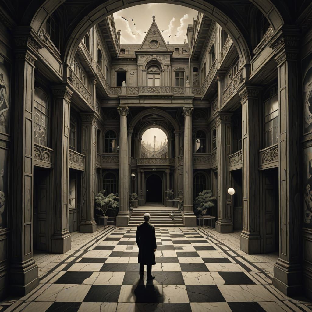 Surreal Dreamscapes: Convergence of Paradoxical Realities