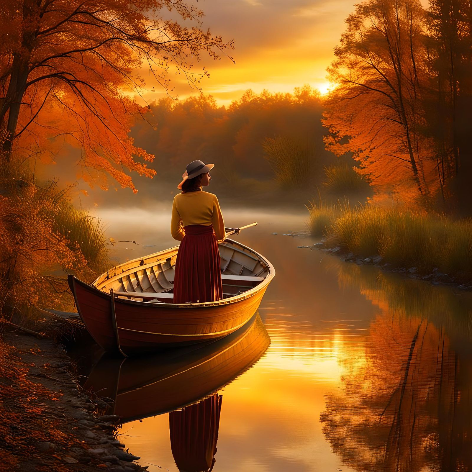 Sunset on a cloudy day   by @Happy Jack