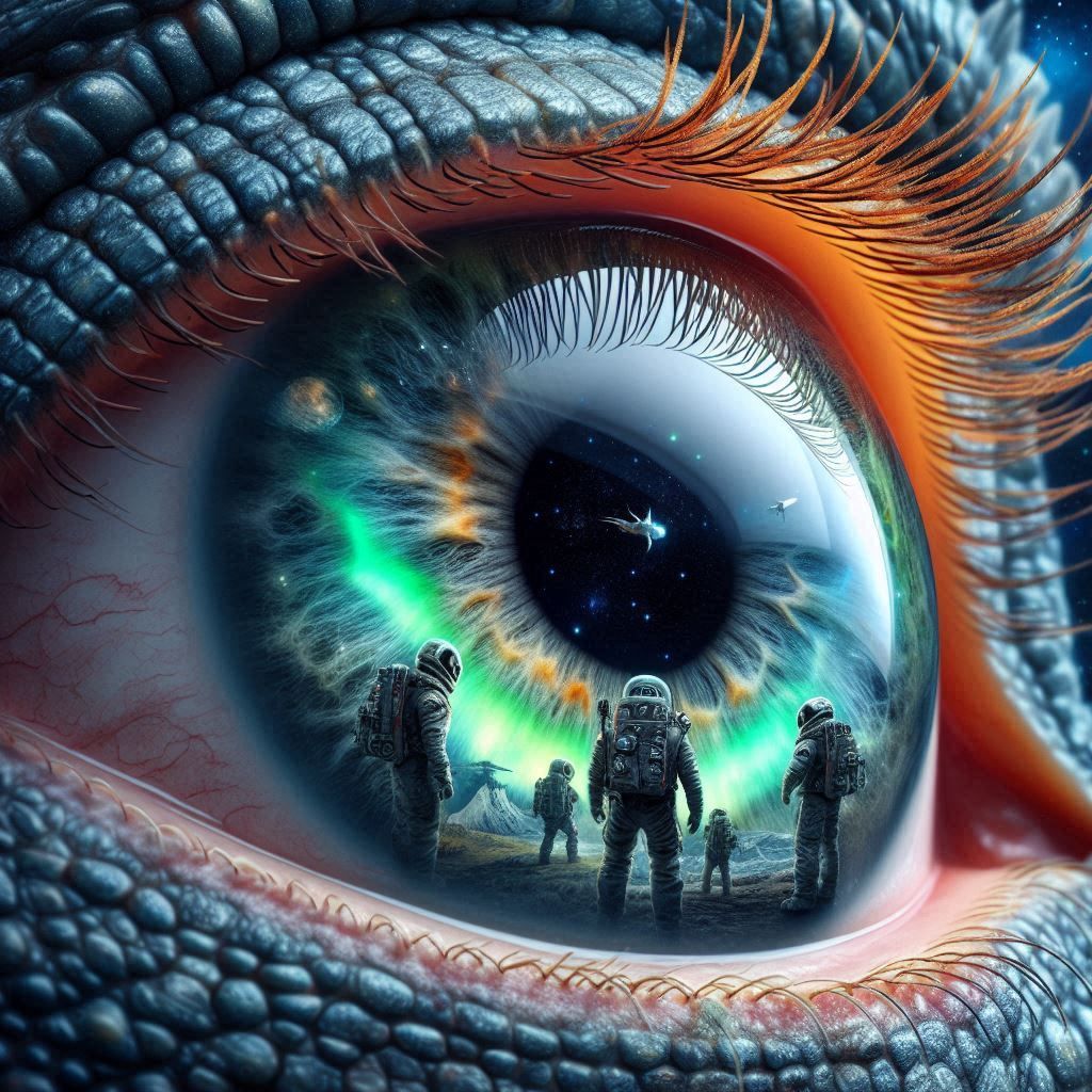 Watching the Aliens Arrive  by @mightyminimoose