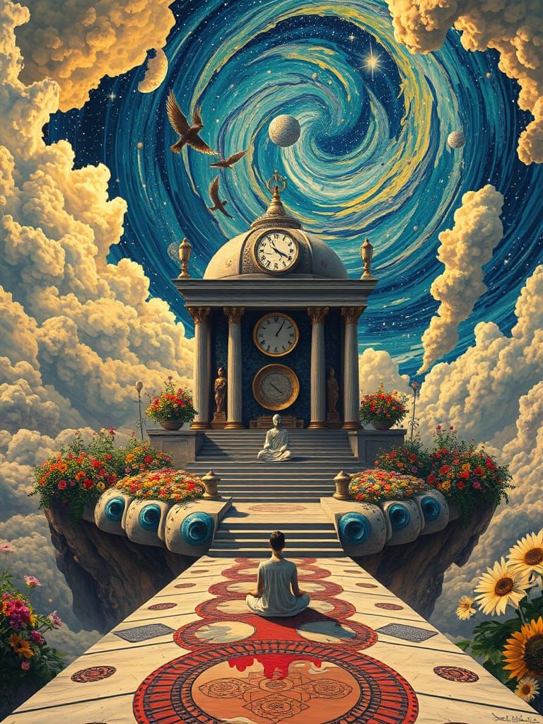 Surreal Meditation in Reverence to the Temple