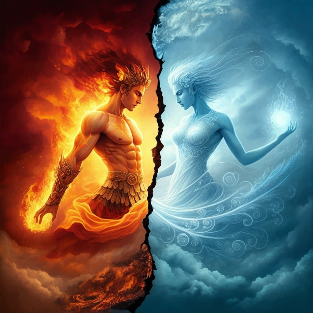 Uncontrollable Attraction: Wind & Fire   by @Thetis