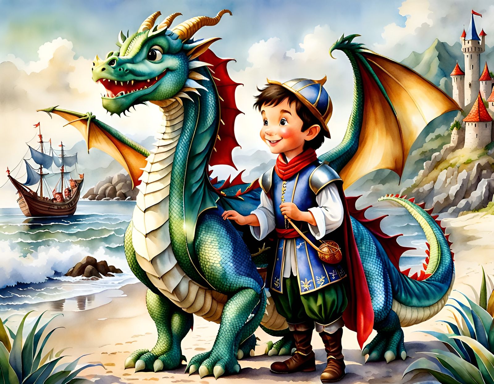 Puff the Magic Dragon + Little Jackie Paper  by @Sharonjoy