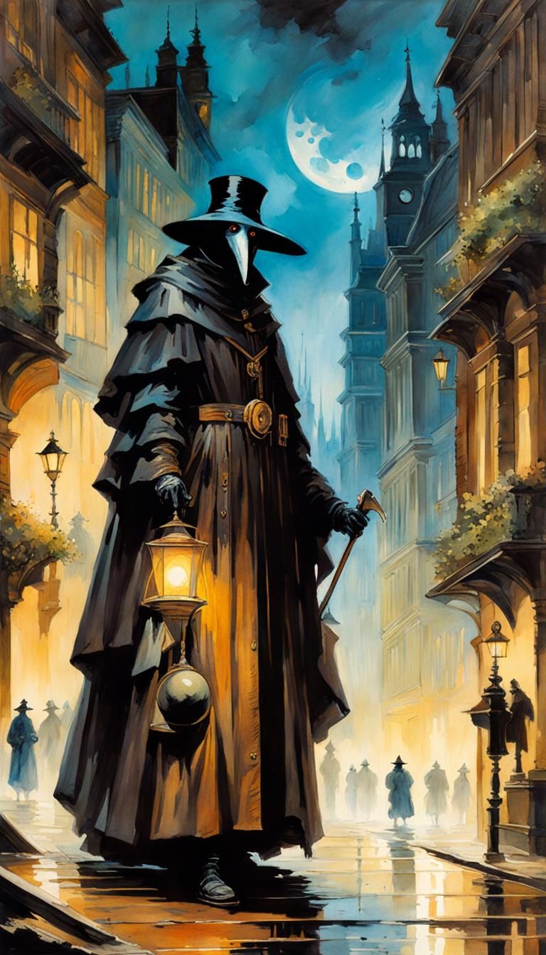 Plague Doctor  by @randomart