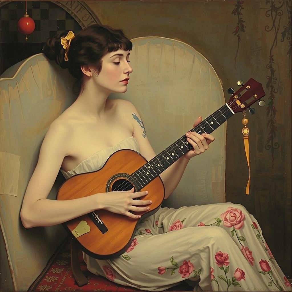 See the love there that's sleeping while my guitar gently weeps