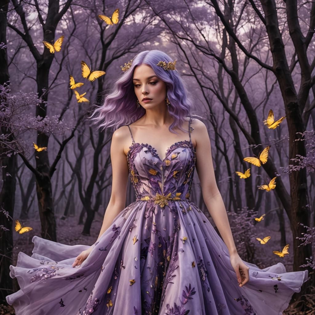 Golden butterfly woods