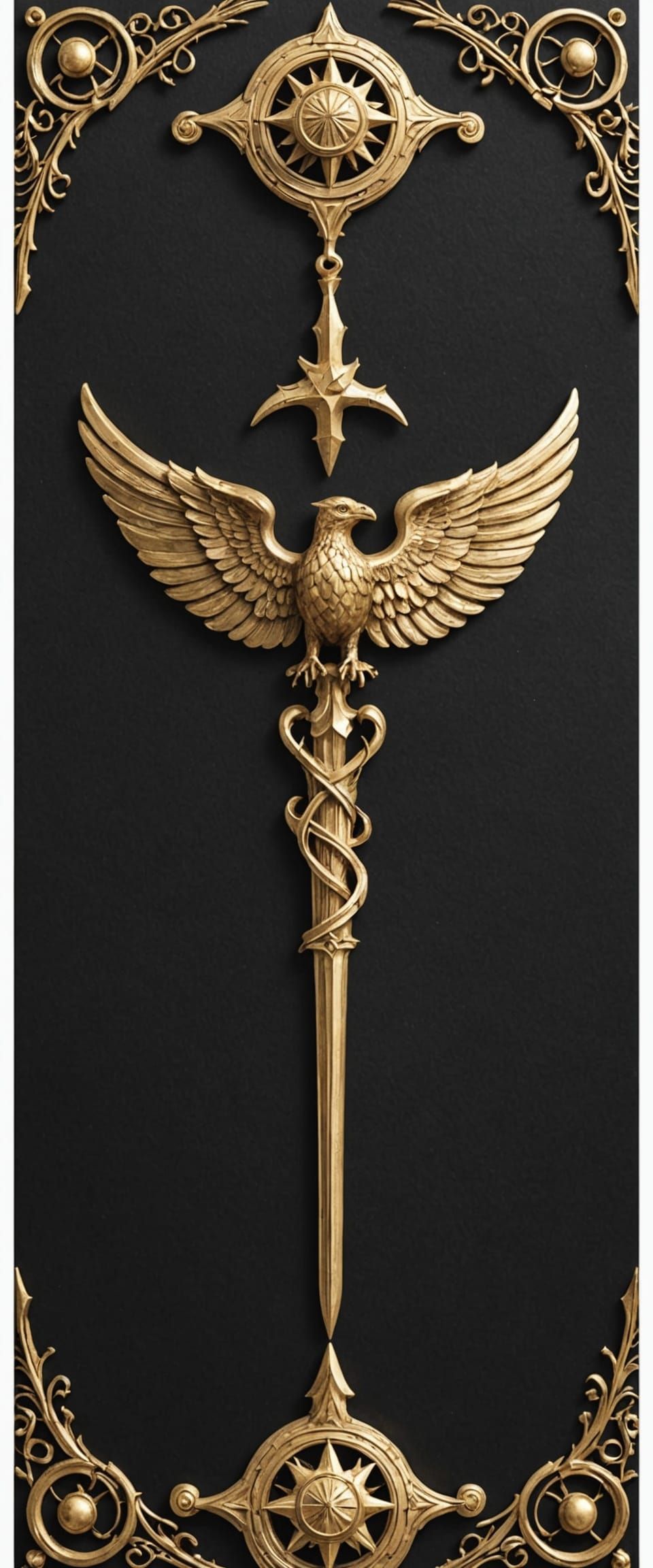 Mysterious Ancient Symbol Emerging from Cosmic Dust