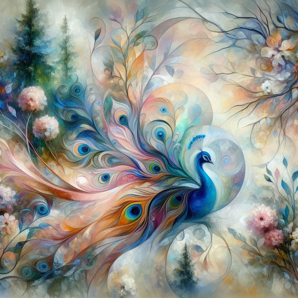 Peacock Abstract