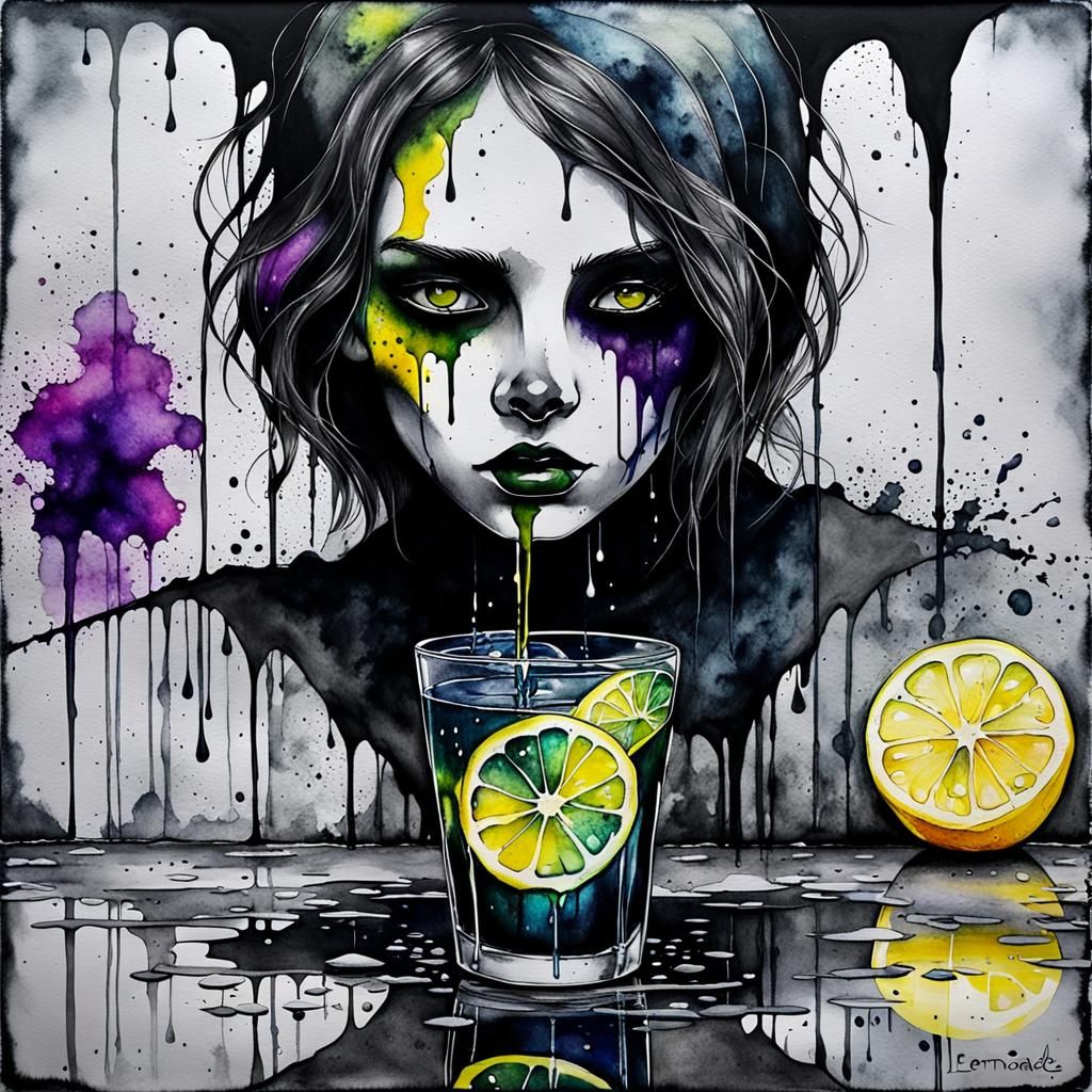 Emo Lemonade ,  pour my goth soul a black glass of Emo Lemon...
