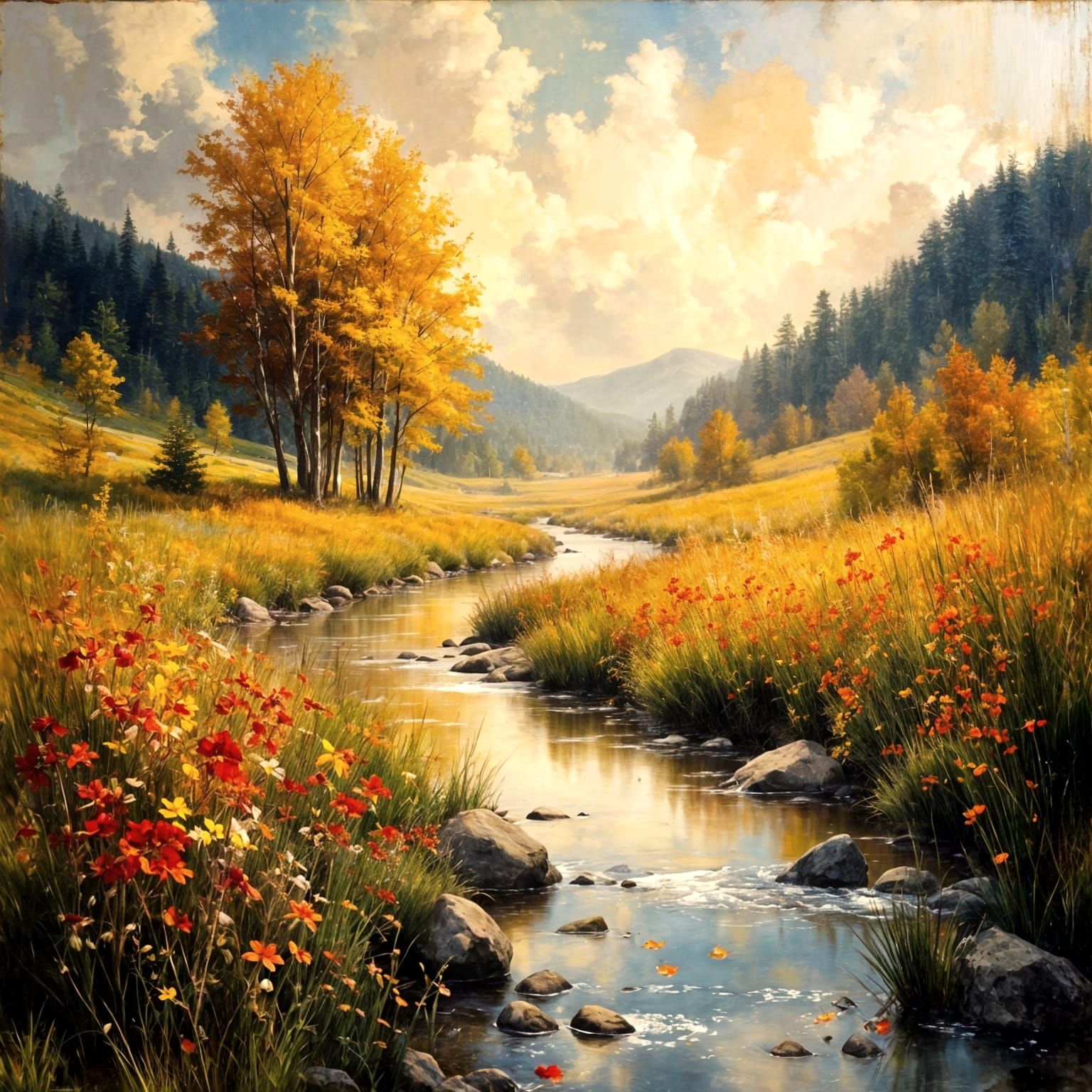 Autumn Landscape  by @Sherkhal