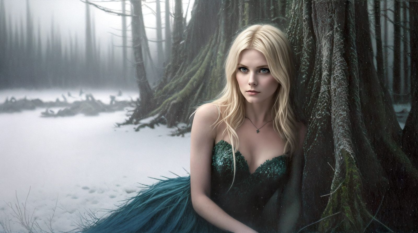 Lonely Season of Despair Hazy Tree Dress