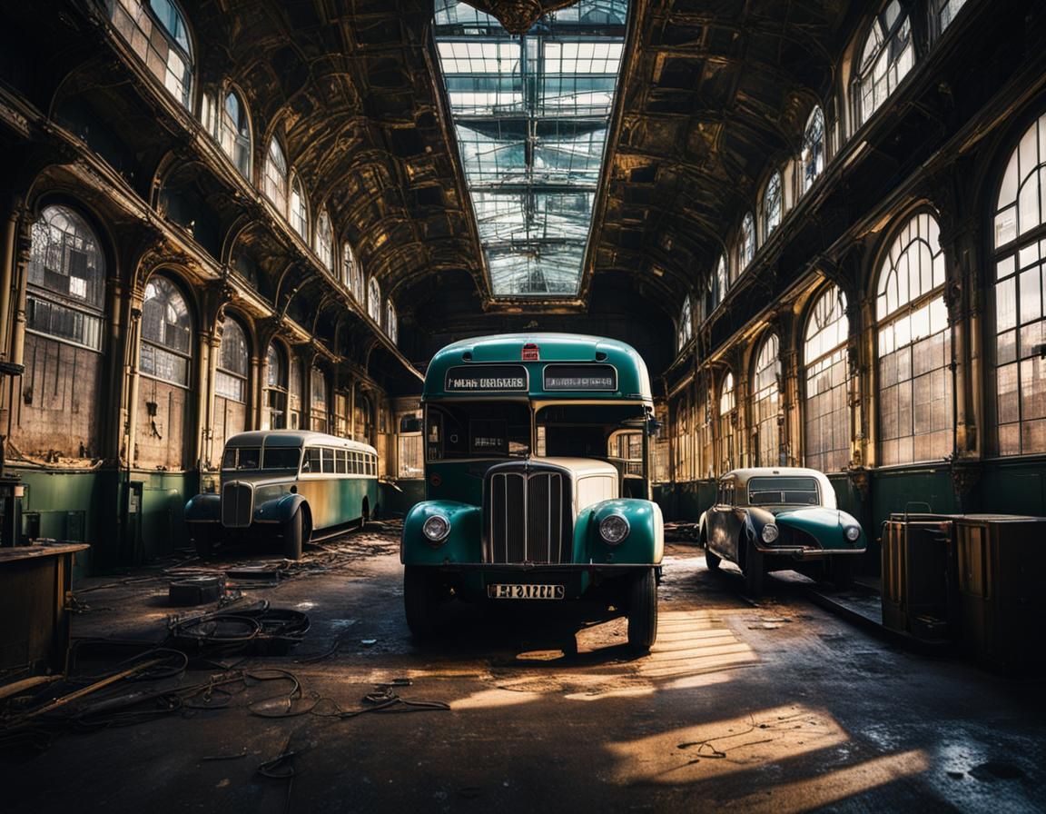 Bus depot  by @Sig