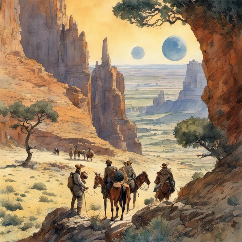 Mountainous steppes