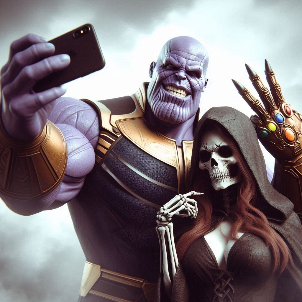 Thanos Courting Death