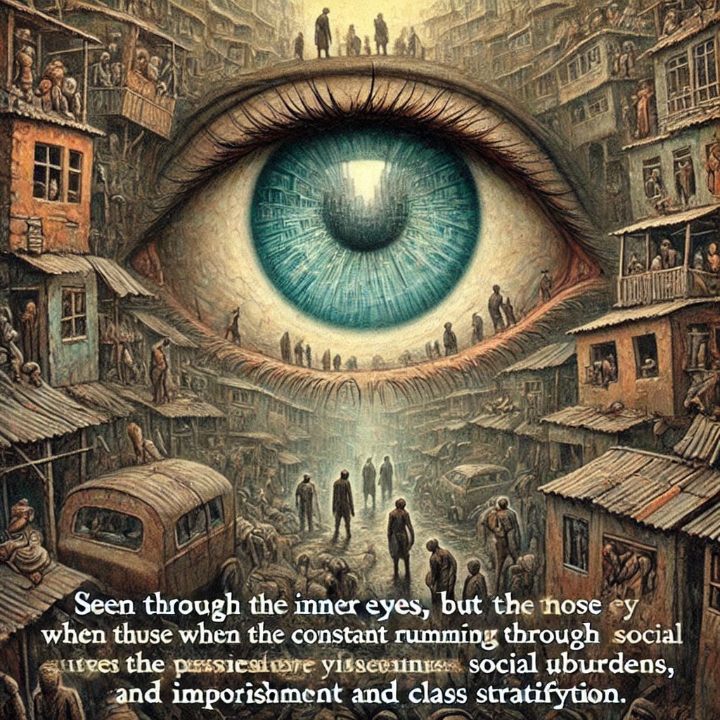 gledani unutarnjim očima, nego oni kad se uslijed neprestanog batrganja kroz život protagonistove oči podignu i svjedoče...