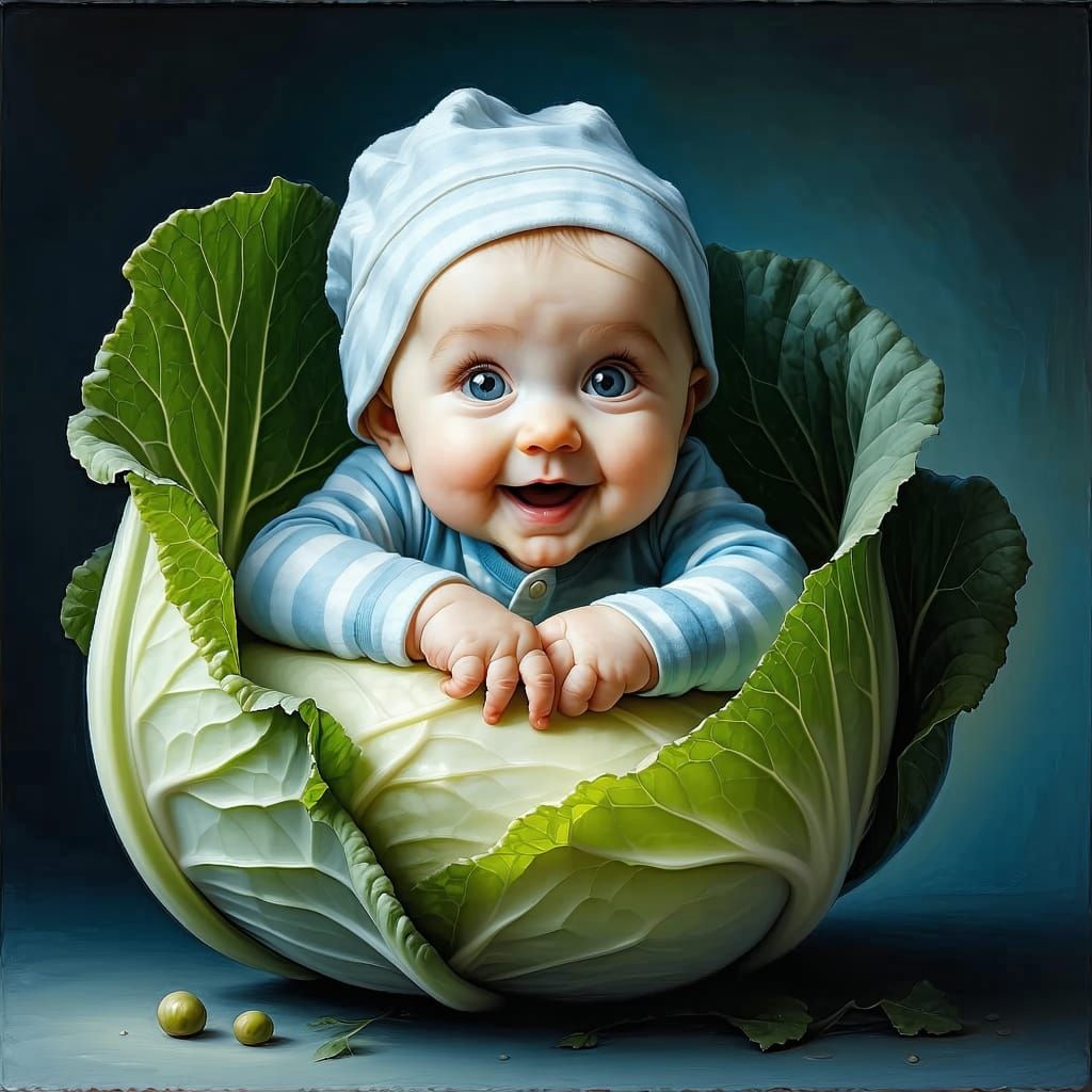 Cabbage baby