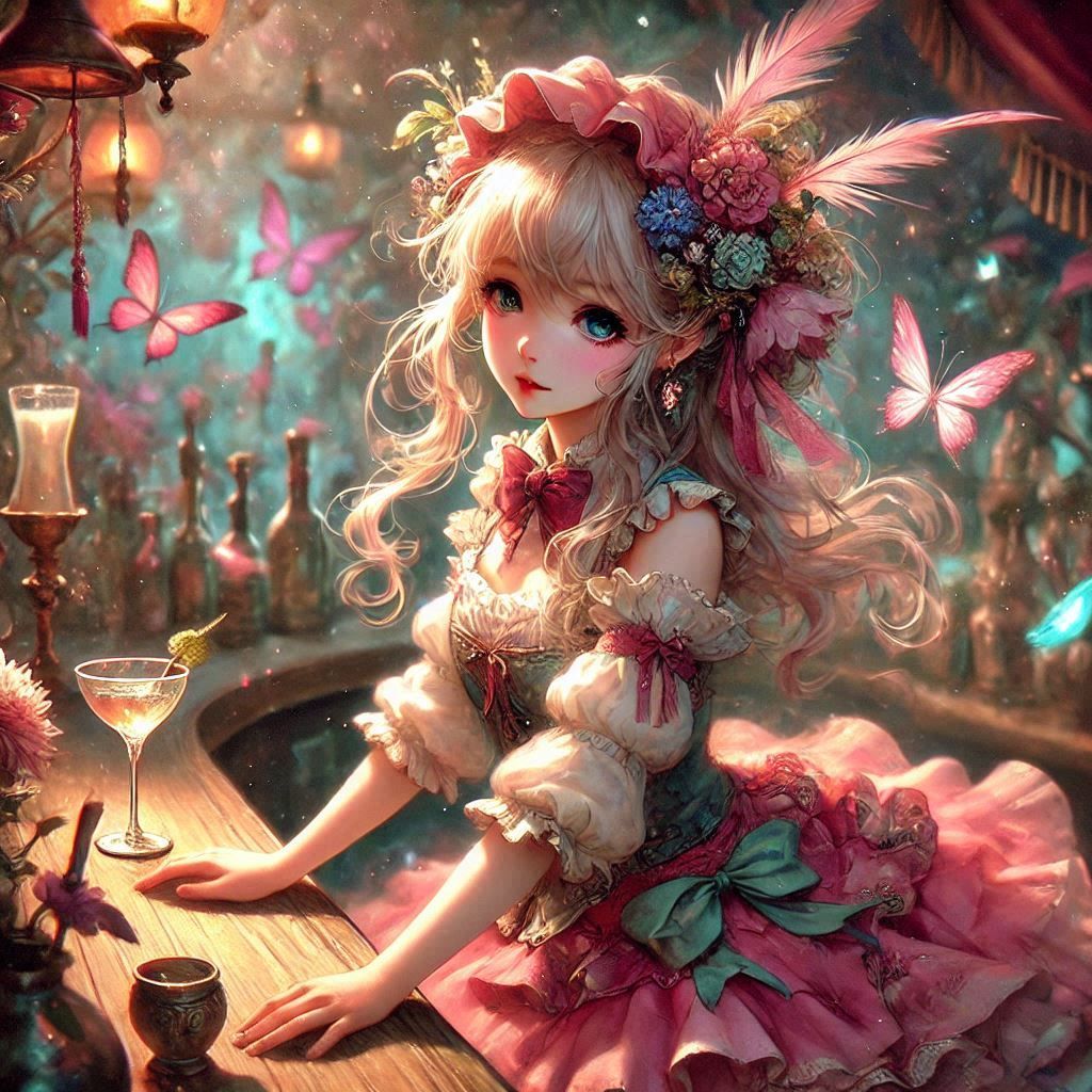 adorable fairy-tale fantasy creature portrait..