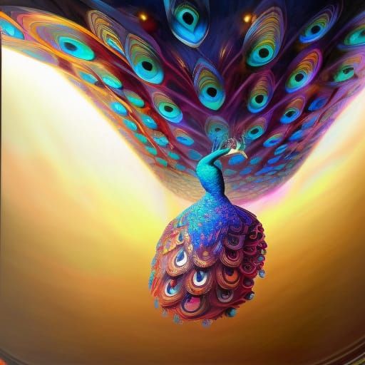 peaking Peacock