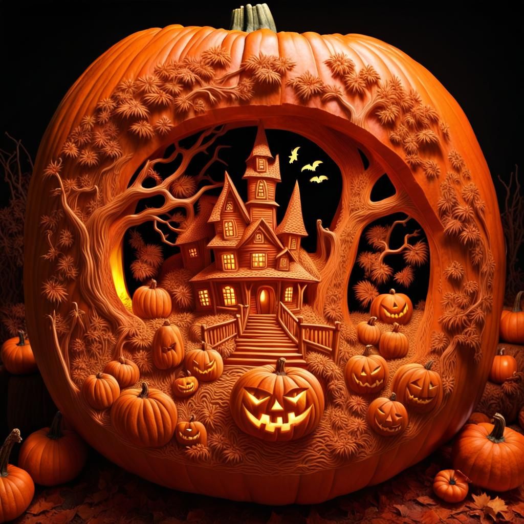 Halloween pumpkin  by @Mysterys Games