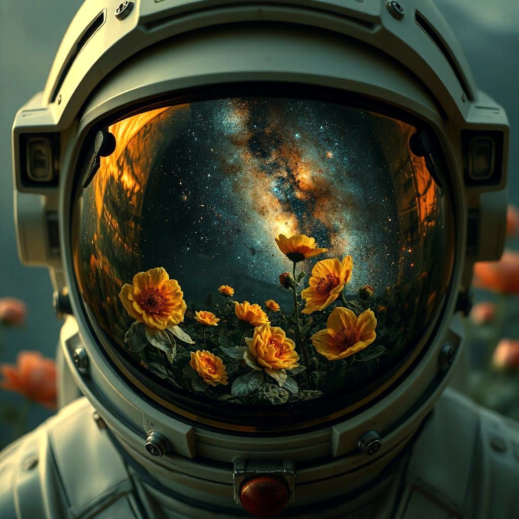 galactic flowers  by @beeblebrox