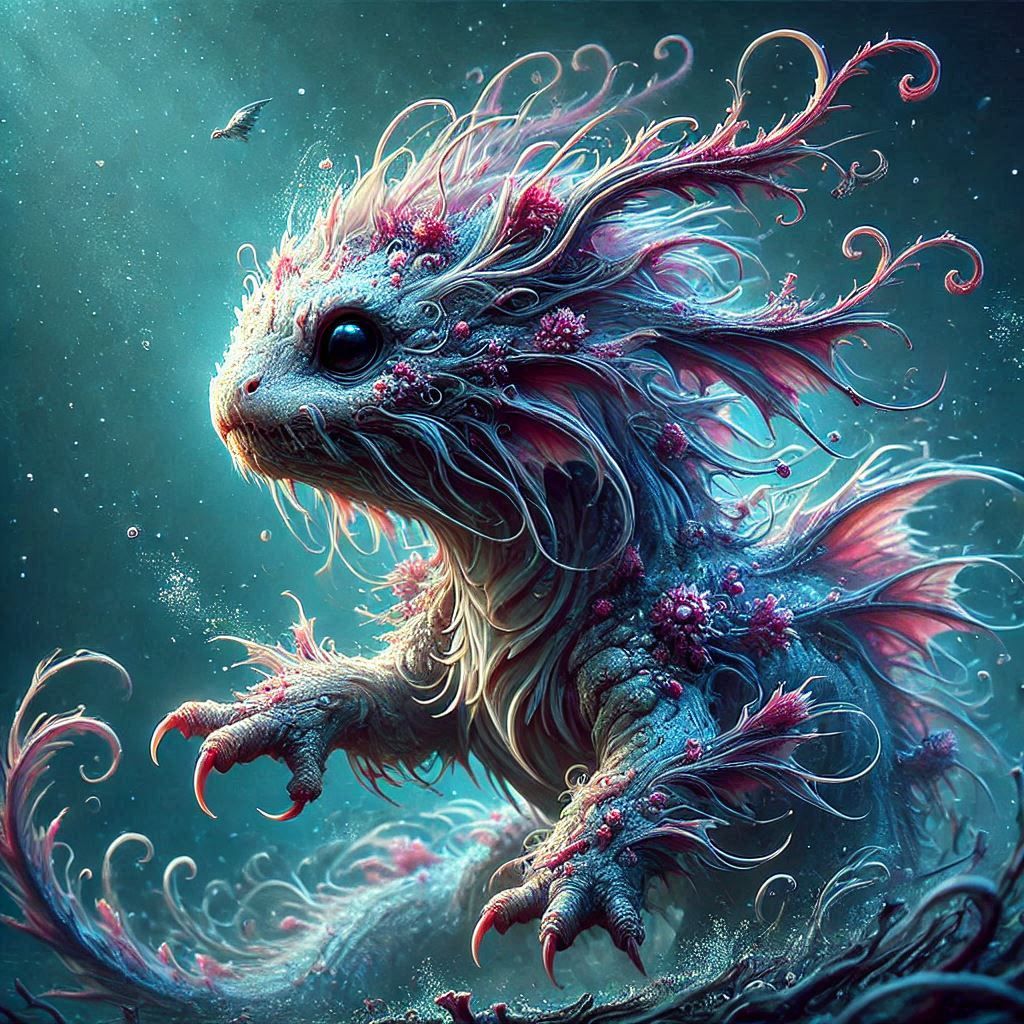 adorable fairy-tale fantasy creature portrait..