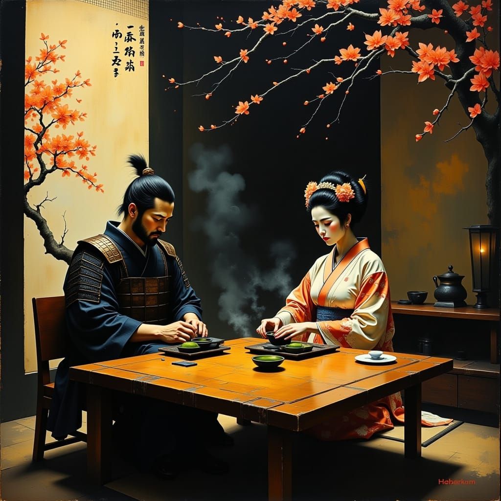 The Samurai and Geisha 
