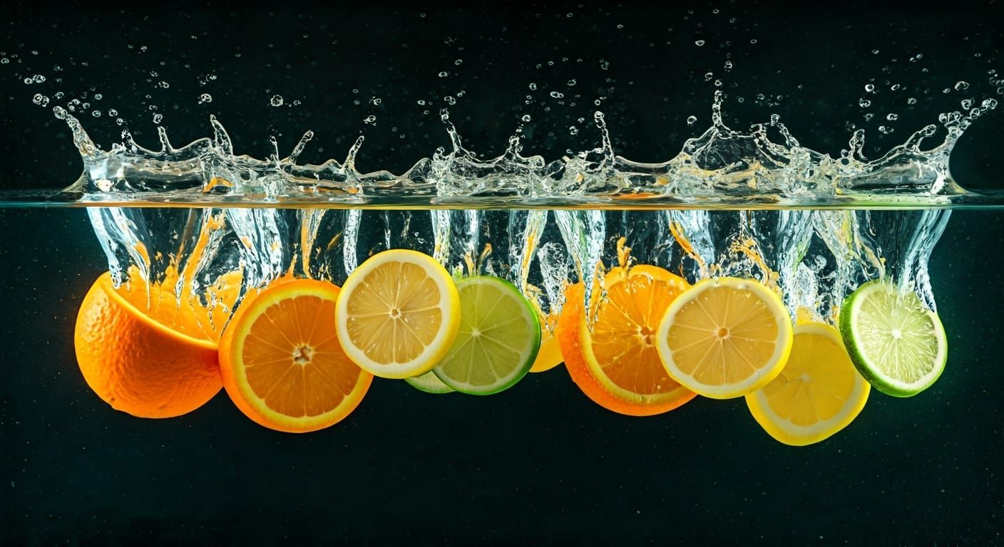 Vibrant Citrus Splash  by @Ivan Guimaraes Farias