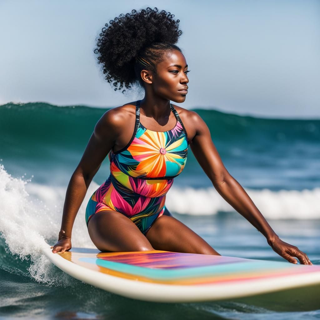 The Surfer Girl.